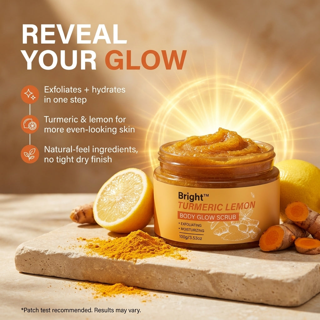 Bright™ Turmeric Lemon Body Glow Scrub