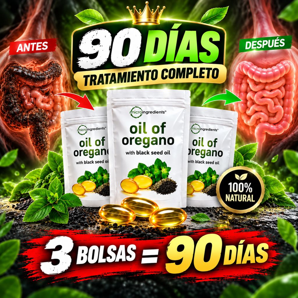 OREGANO PREMIUM™ Suplemento Softgel Orégano y Semilla Negra