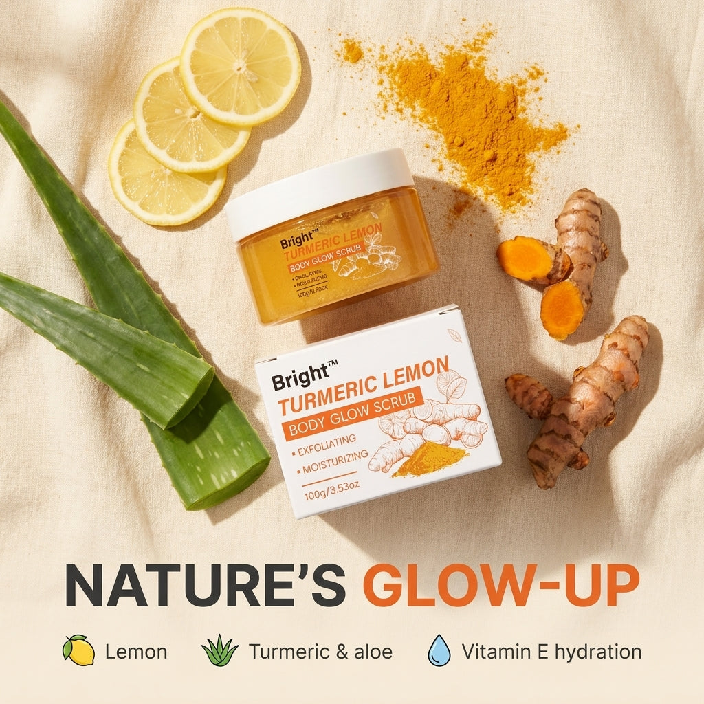 Bright™ Turmeric Lemon Body Glow Scrub