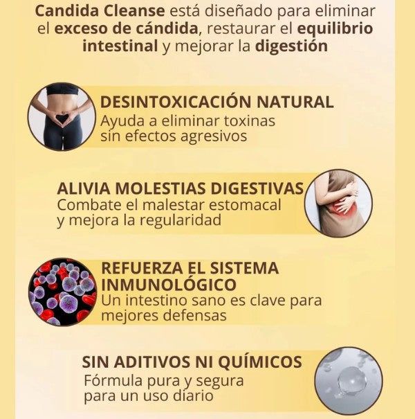 Candida Cleanse - Suplemento Digestivo