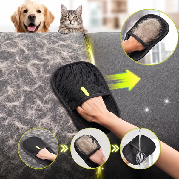 Hair removal glove