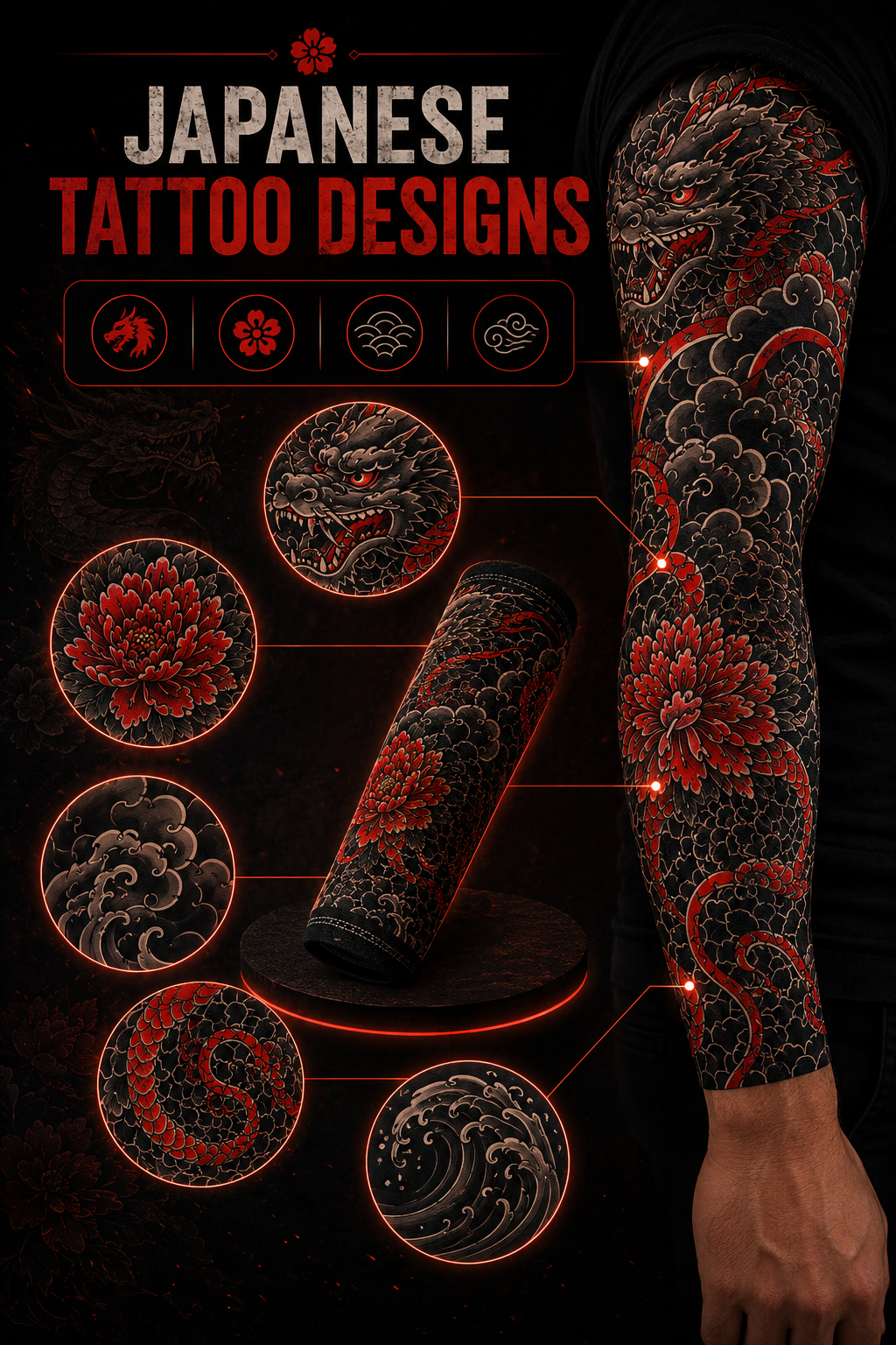 Sleeve Tattoo™ (1 arm and 1 leg)