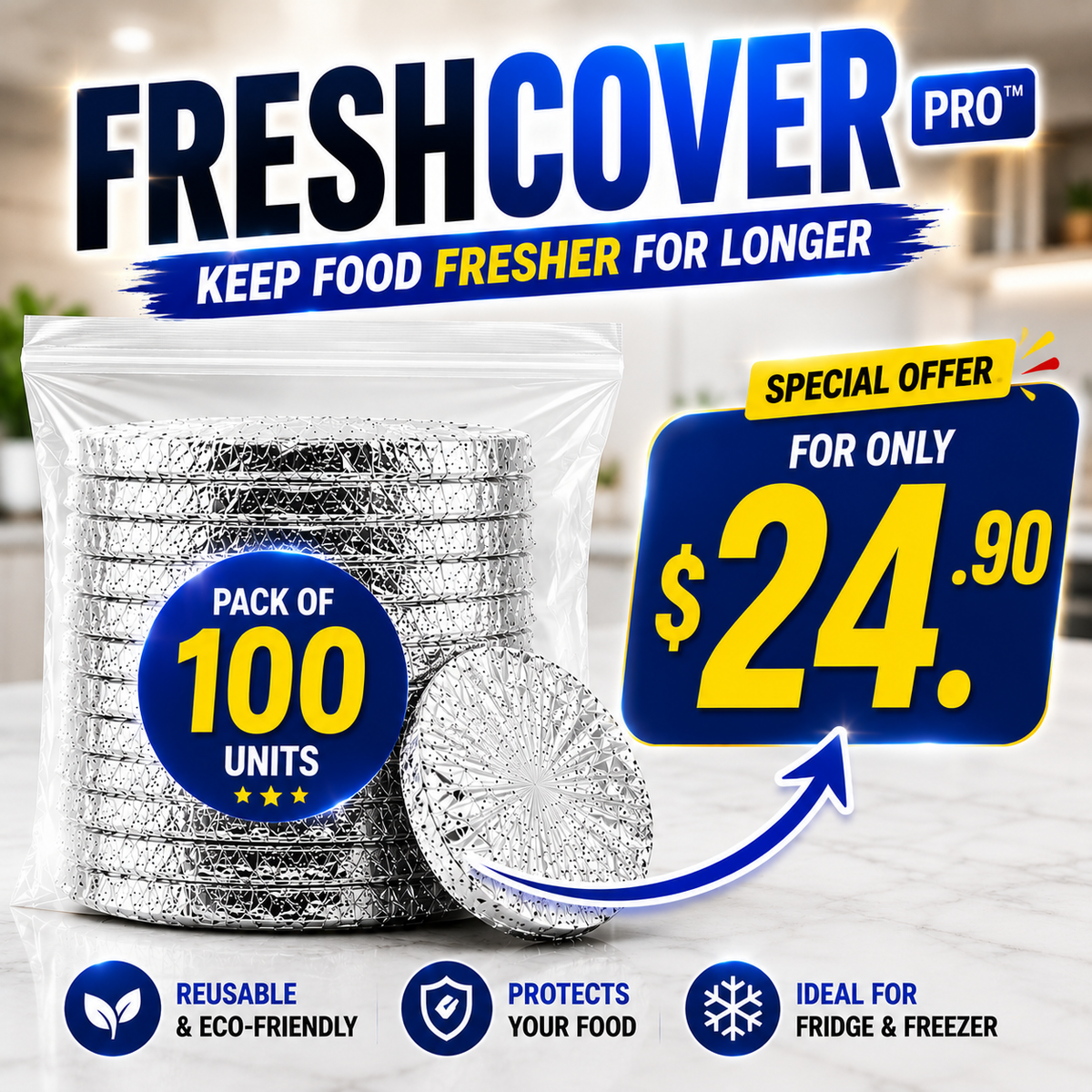 Pack 100 Units - FreshCover Pro
