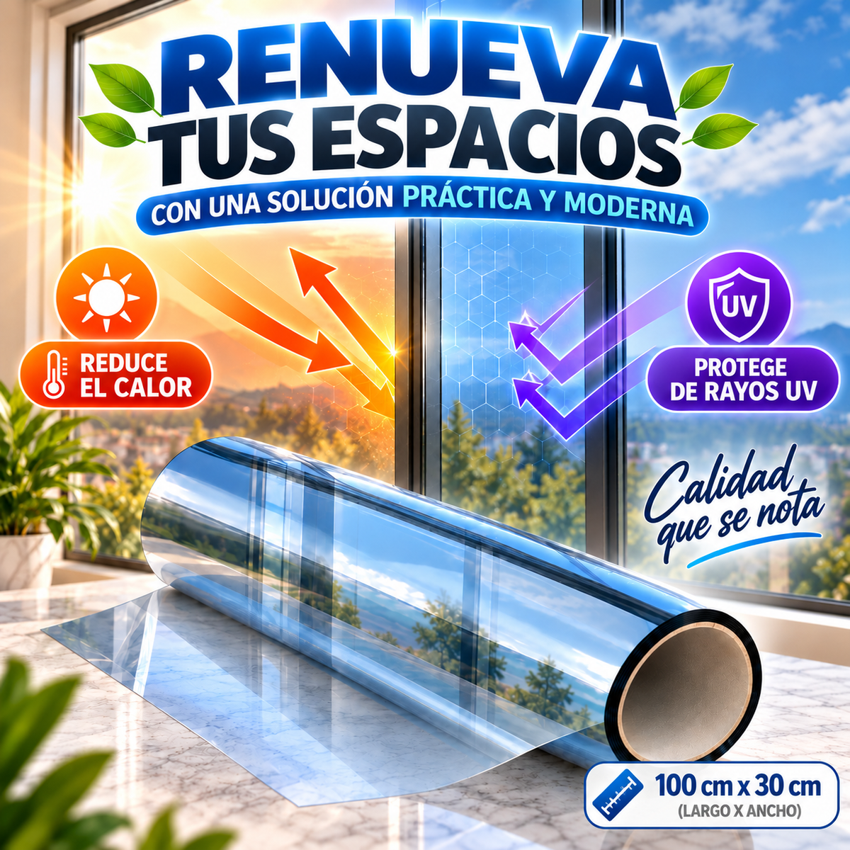 PELICULA PROTECTOR SOLAR