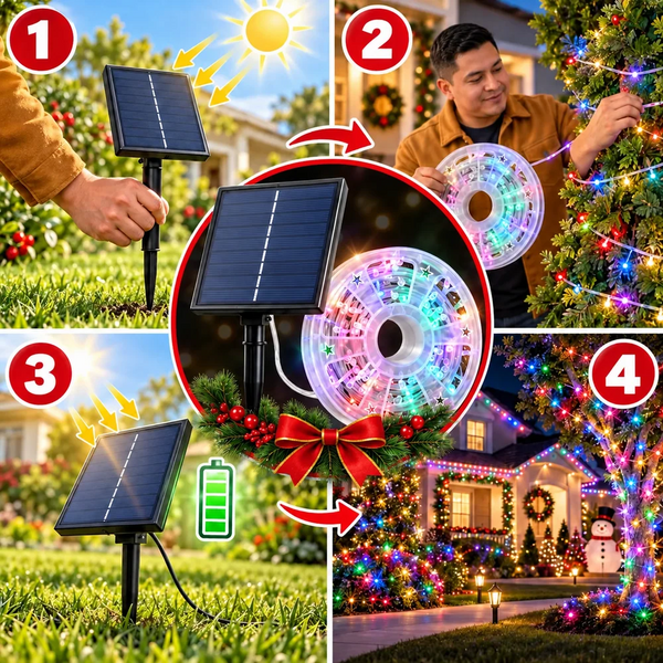 SOLAR CHRISTMAS LIGHTS