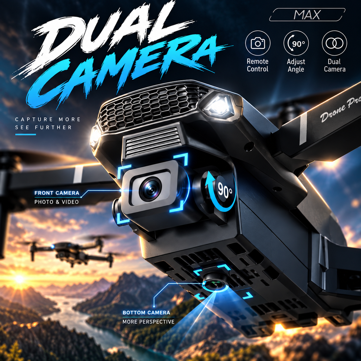 SkyPocket™ Foldable 4K Drone