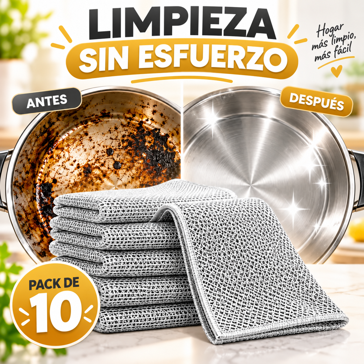 PAÑOS METALICO REUTILIZABLES