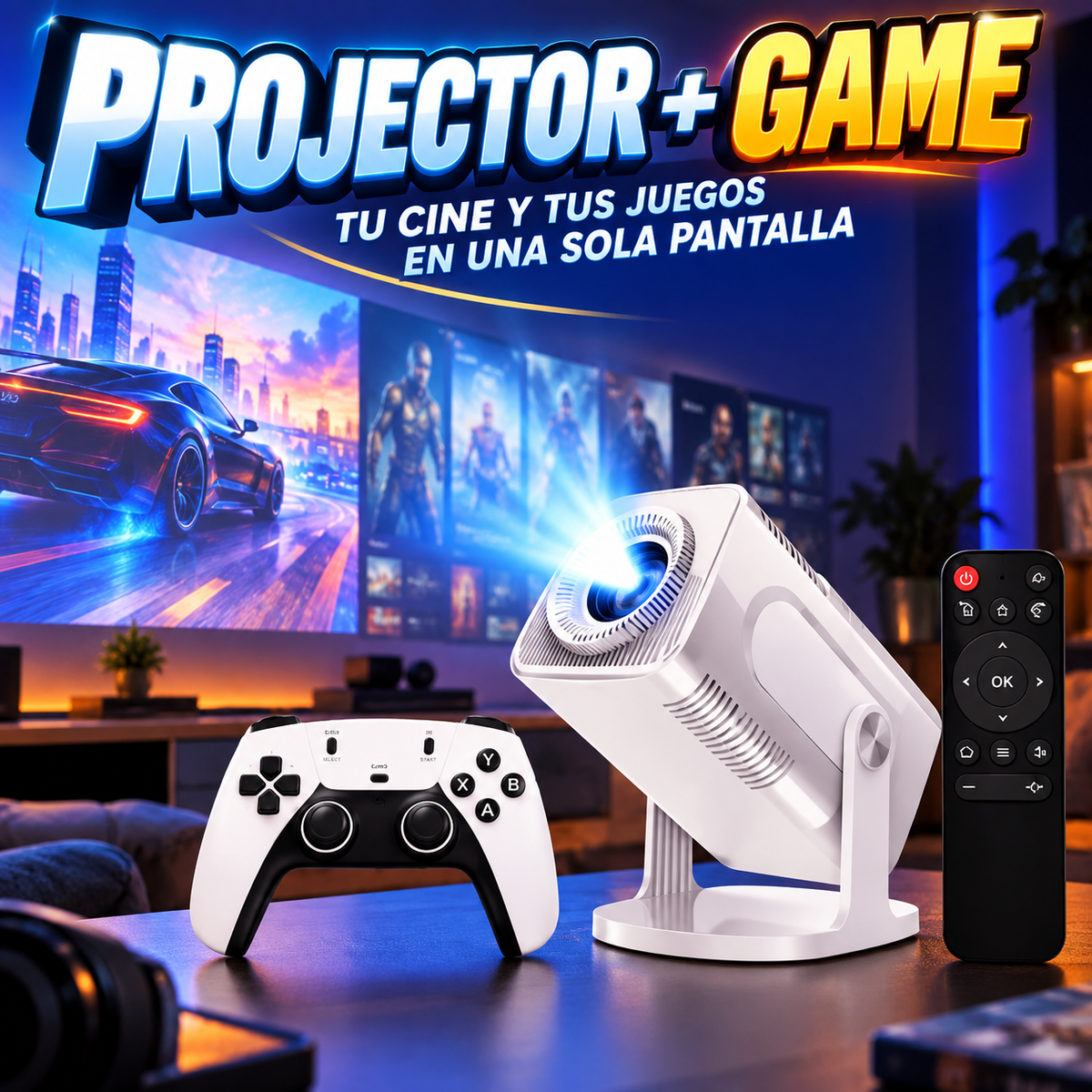 PROYECTOR GAMER